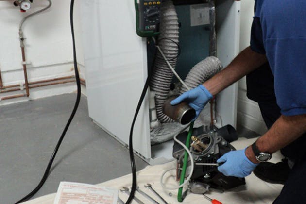 wha happens during an oil boiler service?